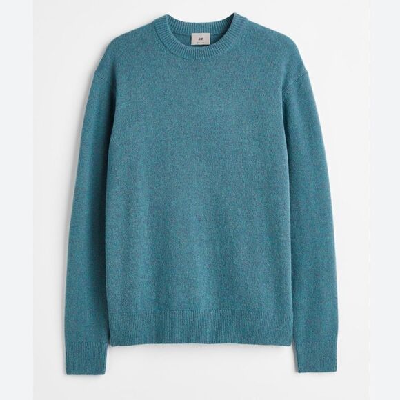 H&M Wool Blend Oversized Crew Neck Sweater Medium - Picture 1 of 8